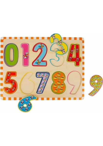 5215 -Wooden Puzzle Numbers 10 Parça fiyatları