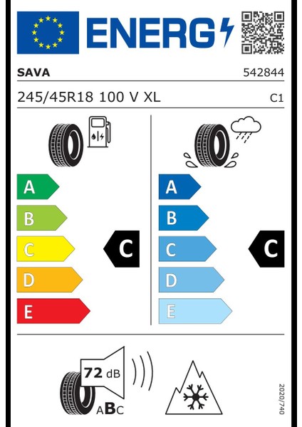 245/45 R18 100V Xl Eskimo Hp 2 Fp Oto Kış Lastiği (Üretim Yılı:2024) fiyatları