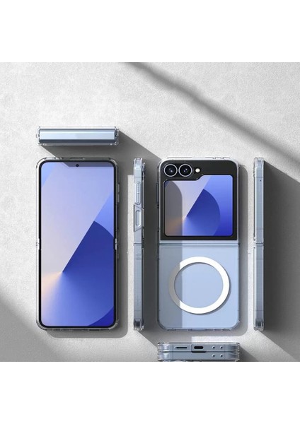 Samsung Galaxy Z Flip 6 Kılıf Kamera Korumalı M-safe Sert PC Zore Porto Kapak fırsatları