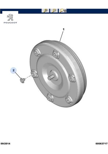 Volant Türbün Bağ Vidasi Peugeot 2008.26
