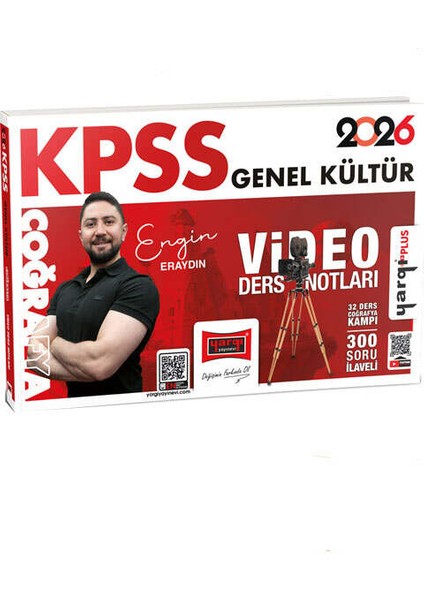 Yargı Yayınları 2026 Kpss Genel Kültür Coğrafya Video Ders Notları (Engin Eraydın)