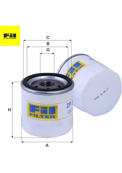 Yağ Filtresi Boxer Iii-Transit 2.2hdi E5 06-> Land Rover Defender 2.2 11-16 Fil Filter 9808867880/ 1637767680/ BK2Q67 ZP3332