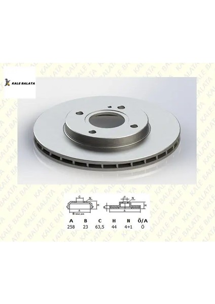 Fren Disk Aynasi Ön Fiesta Vi-Mazda Ii 07-17>