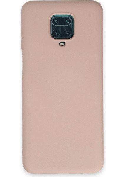 Xiaomi Redmi Note 9 Pro Kılıf Nano Içi Kadife Silikon - Pudra