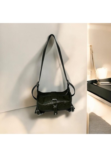 Retro Yeşil Kadın Omuz Çantası, Şık ve Kullanışlı Tasarım fırsatları