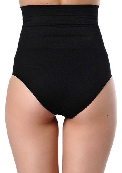 Kadın Siyah Dikişsiz Yüksek Bel Toparlayıcı Külot Korse 2465 fırsatları