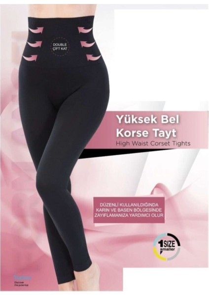 5426 Yüksek Bel Korseli Tayt