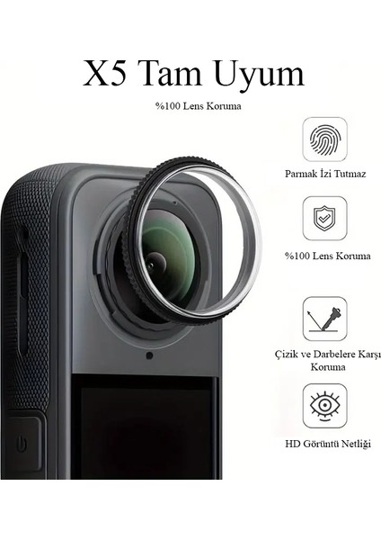 INSTA360 X5 Lens Guard - Profesyonel Lens Koruma Kapağı fiyatları