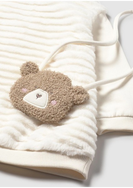 Kız Bebek Çantalı Peluş Elbise modelleri