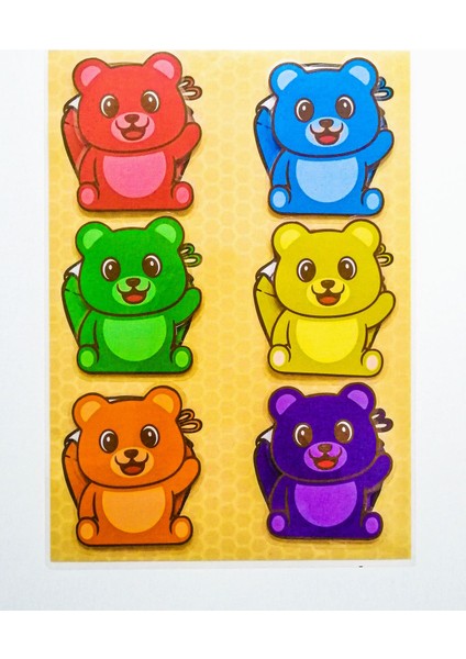 Çocuklar Için Renkleri Öğreten Zeka ve Hafıza Geliştirici Kartlar