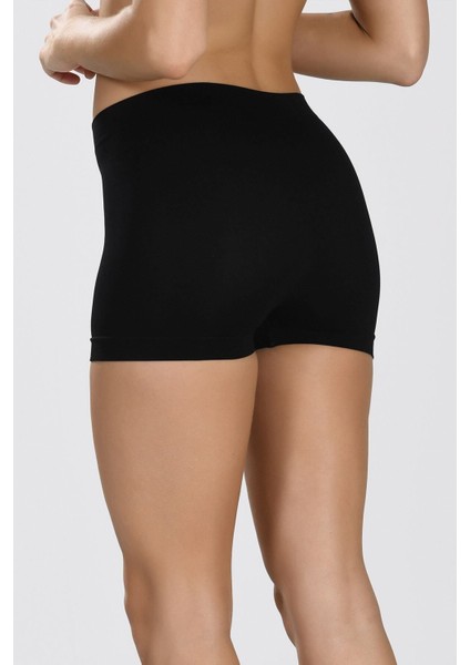 Kadın Siyah Taktel Dikişsiz Mini Şort Boxer 2008 fiyatları