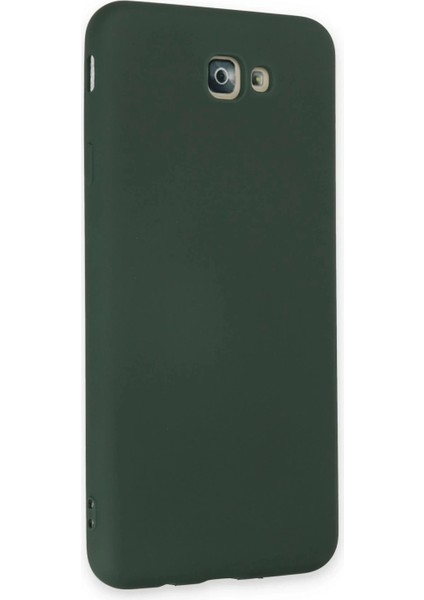 Samsung Galaxy J7 Prime Kılıf Nano Içi Kadife Silikon - Koyu Yeşil modelleri