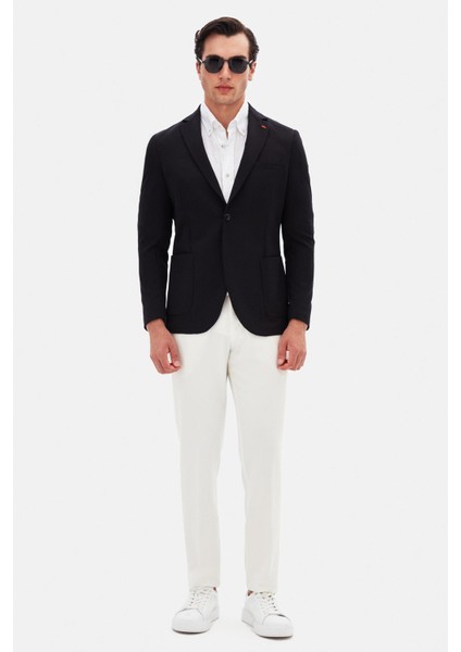 Slim Fit Siyah Düz Kumaş Ceket fiyatları