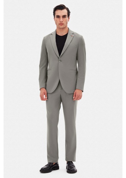 Slim Fit Vizon Düz Takim Elbise fiyatları