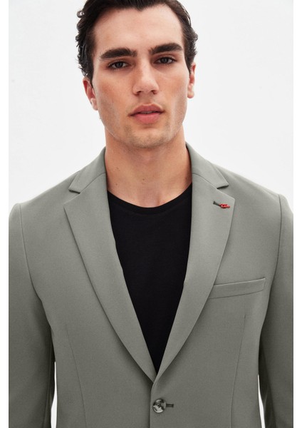 Slim Fit Vizon Düz Takim Elbise modelleri