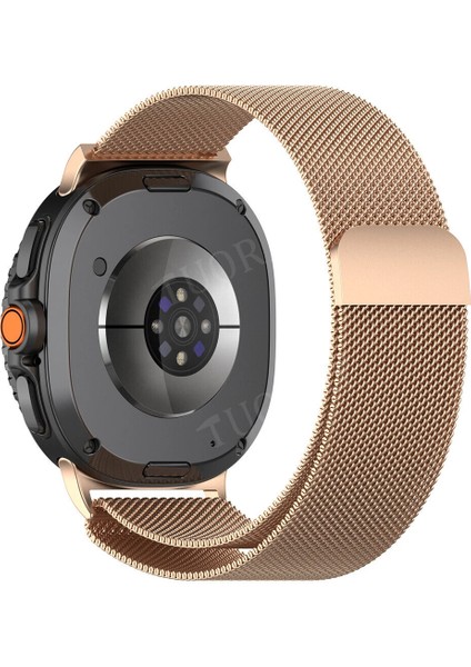 Galaxy Watch 8 / Watch 8 Classic (40 mm / 44 mm / 46 mm) Uyumlu Manyetik Milanese Mesh Hasır Paslanmaz Çelik Kordon – Unisex fiyatları