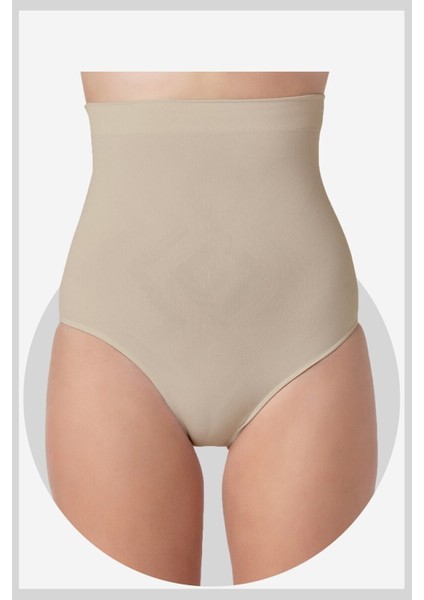 Yüksek Bel Ten Slip Korse 9T03