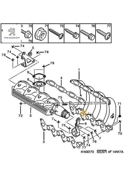 Emme Man.tespit Ayaği Dj5 Peugeot 0363.60