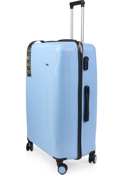 Pp Büyük Boy Valiz - Mavi - 77X45X32 cm modelleri