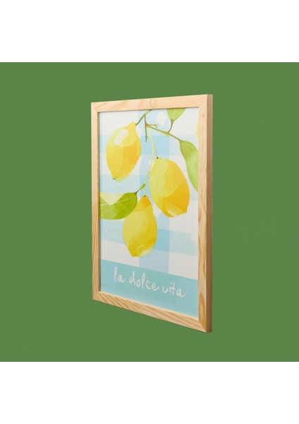 Deco Lime Cello Duvar Panosu - Açık Mavi / Sarı - 30X40 cm modelleri