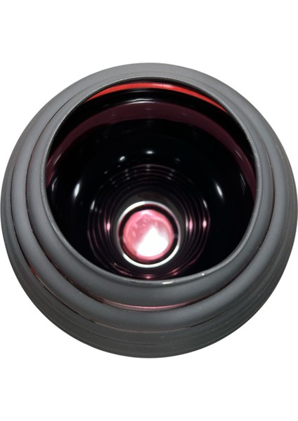 Yuvarlak Siyah Çizgili Cam VAZO(20X20 Cm) fiyatları