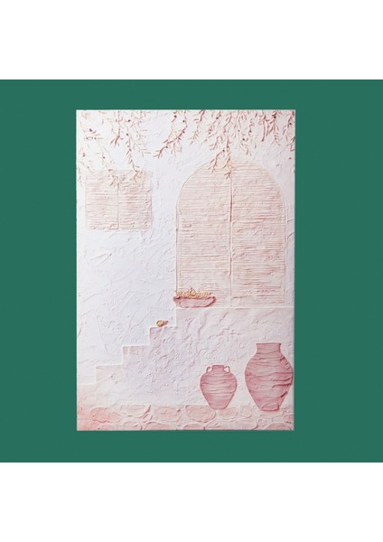 Deco Palm Breeze Kanvas Tablo - Bej - 90X60 cm