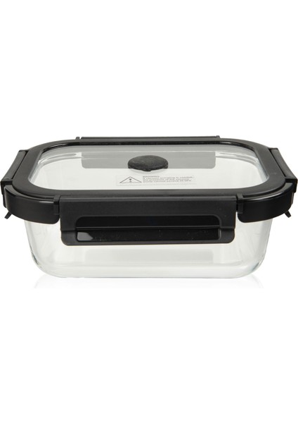 Kilitli Cam Saklama Kabı - Şeffaf - 640 ml modelleri