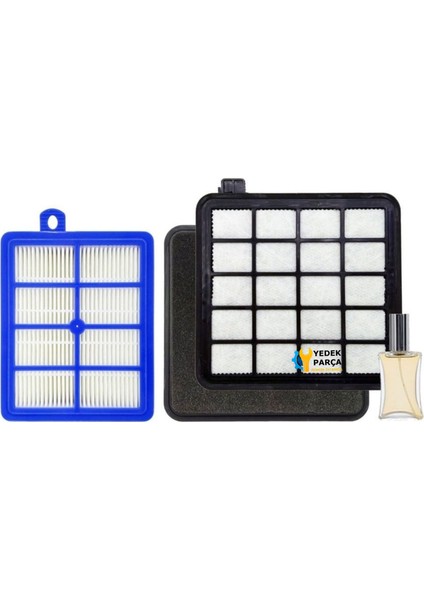 Samsung Uyumlu VC07R302MVP Süpürge Hazne Motor Koruma ve Hepa Filtre