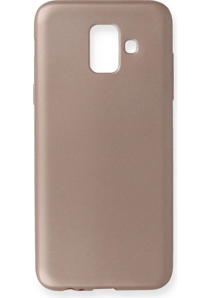 Samsung Galaxy A6 2018 Kılıf First Silikon - Rose Gold