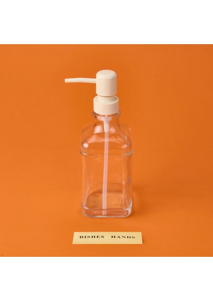 Luis Cam Sıvı Sabunluk - Şeffaf / Bej - 20X8 cm modelleri