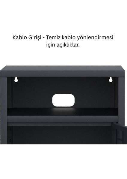 Pera Komodin Açık Raflı 41,5 x 40 x 64,50 cm - 9 Renk Seçeneği Bulunmaktadır