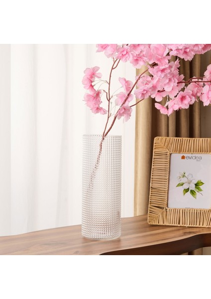 Deco Kristal Vazo - Şeffaf - 29 cm