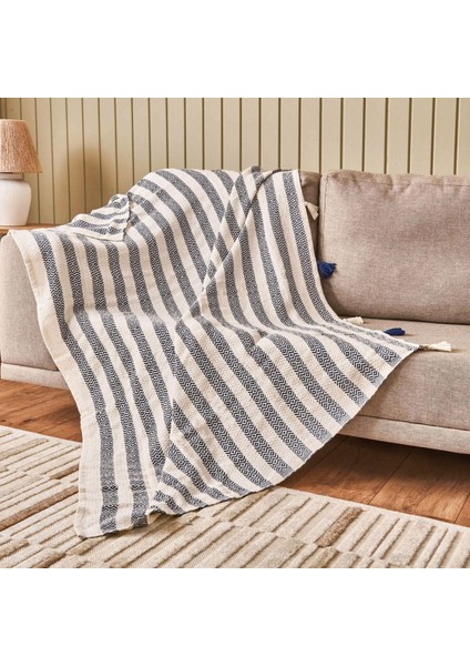 Soft Hill Koltuk Örtüsü - Lacivert - 115X200 cm