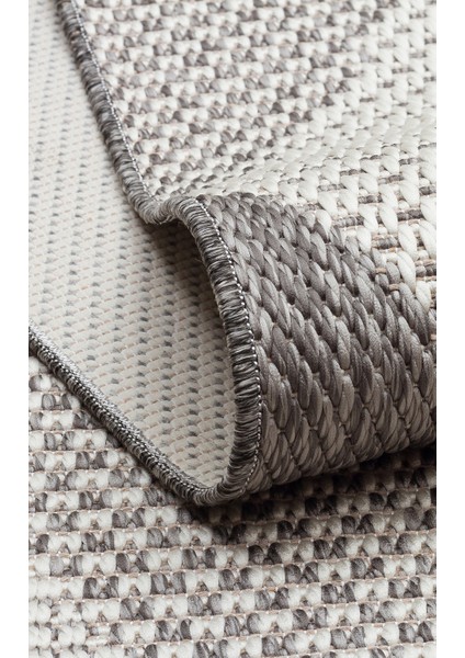 Eko Halı Mono Mno 03 Grey Hav Toz Vermez Sisal Halı Kolay Temizlenen Hasır Dokulu Modern Halı
