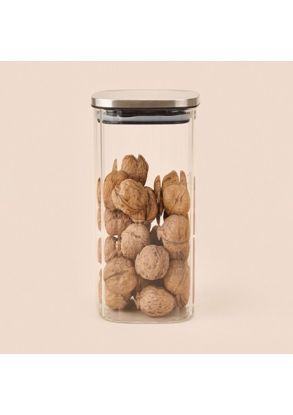 Whitley Cam Kavanoz - Şeffaf / Gri - 2,4 Lt