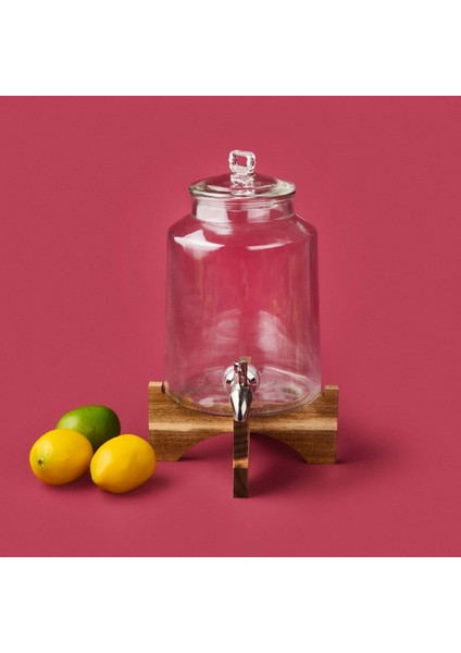 Liam Cam Şerbetlik - Kahverengi / Şeffaf - 3 Lt modelleri