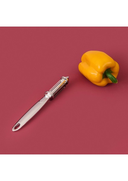 Çift Bıçaklı Yan Soyacak - Gümüş - 18 cm fiyatları