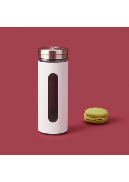 Metal Kaplı Cam Baharatlık - Siyah / Gri - 14 cm fiyatları