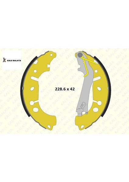 Fren Balatasi Arka Pabuçlu Corsa E/d-Bipper-Fiorino-Linea 02->