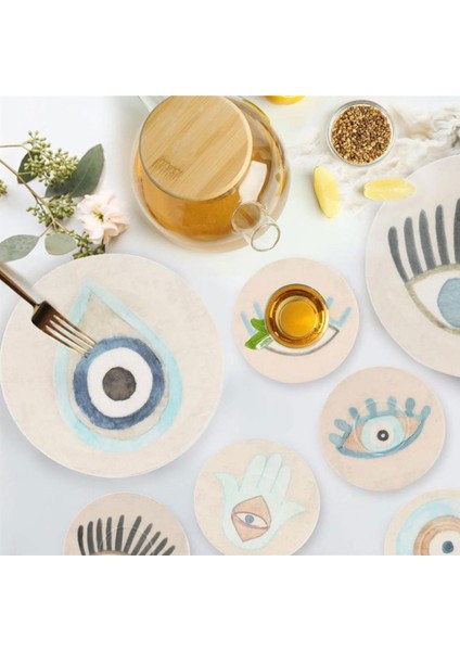 Mia Amulet Tatlı Tabağı - Asorti - 19 cm fiyatları