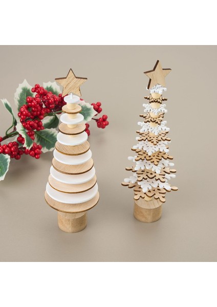 Ahşap Çam Ağacı - Asorti - 7,5X25 cm