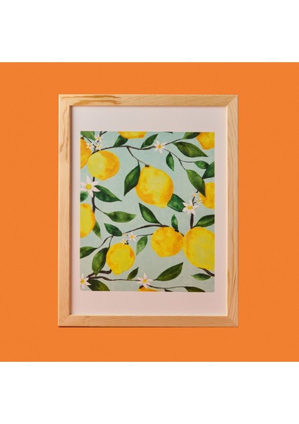 Deco Lime Cello Duvar Panosu - Yeşil / Sarı - 30X40 cm fiyatları