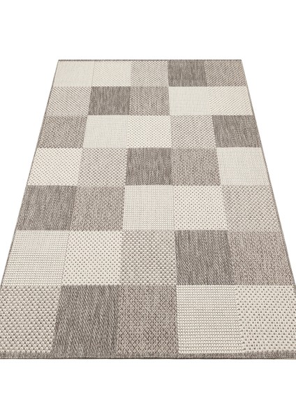 Eko Halı Mono Mno 01 Grey Hav Toz Vermez Sisal Halı Kolay Temizlenen Hasır Dokulu Modern Halı