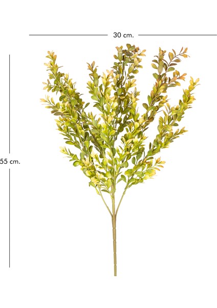 Yapay Bitki Şimşir Kahve/yeşil 55 Cm. fırsatları