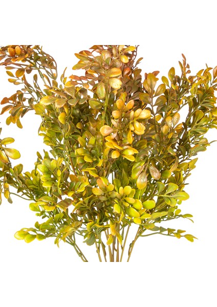 Yapay Bitki Şimşir Demet Kızıl/yeşil 55 Cm. fiyatları