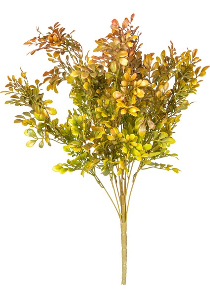 Yapay Bitki Şimşir Demet Kızıl/yeşil 55 Cm. modelleri