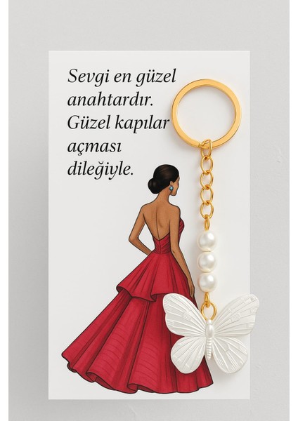 20Adet Kartlı Anahtarlık