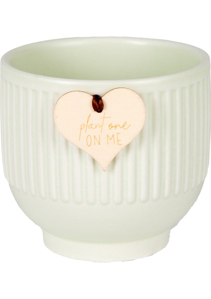 Seramik Saksı Yeşil 10X10.5 Cm. modelleri