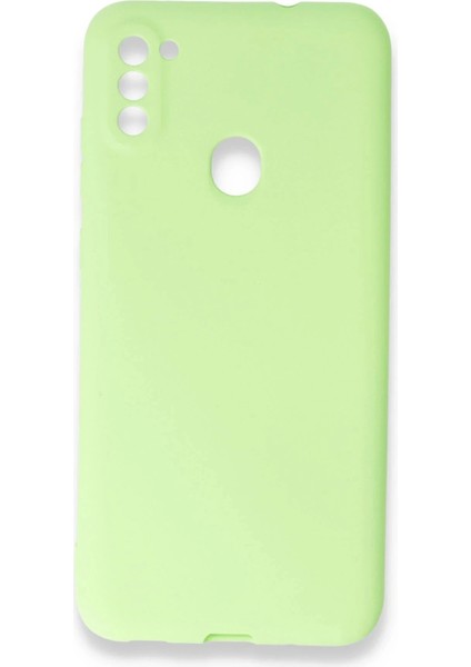 Samsung Galaxy A11 Kılıf First Silikon - Yeşil
