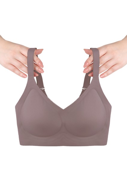 Balensiz Lazer Dikişsiz Görünmez Çıkarılabilir Pedli Toparlayıcı Sütyen